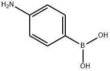 4-氨基苯硼酸 结构式