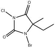 1-溴-3-氯-5-甲基-5-乙基海因 结构式