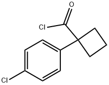 CYCLOBUTANECARBONYL CHLORIDE,1-(4-CHLOROPHENYL)- 结构式