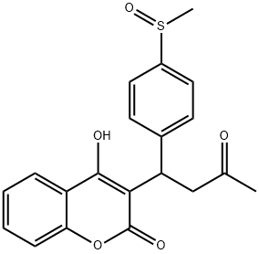 methylsulfinylwarfarin 结构式