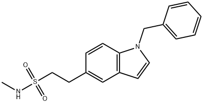 N-Methyl-1-(phenylMethyl)-1H-indole-5-ethanesulfonaMide 结构式