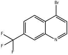 4-溴-7-三氟甲基喹啉 结构式