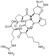 thyrotropin-releasing hormone, Gly-Lys-Arg- 结构式