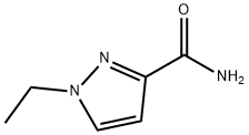 1-乙基-1H-吡唑-3-甲酰胺 结构式