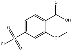5-Chlorosulfonyl-2-MethoxybenzoicAcid 结构式