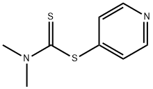 Carbamodithioic acid, dimethyl-, 4-pyridinyl ester (9CI) 结构式