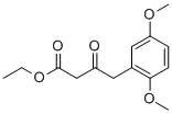 4-(2,5-DIMETHOXY-PHENYL)-3-OXO-BUTYRIC ACID ETHYL ESTER 结构式