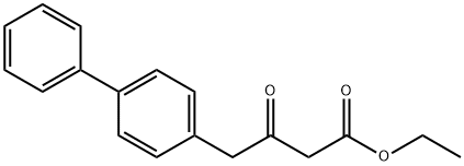 ETHYL 4-([1,1'-BIPHENYL]-4-YL)-3-OXOBUTANOATE 结构式