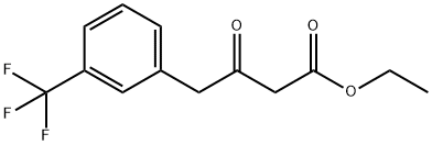 3-OXO-4-(3-TRIFLUOROMETHYL-PHENYL)-BUTYRIC ACID ETHYL ESTER 结构式