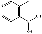3-甲基吡啶-4-硼酸 结构式