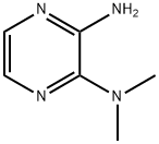 2-氨基-3-(二甲氨基)吡嗪 结构式