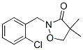 2-[(2-chlorophenyl)methyl]-4,4-dimethyl-isoxazolidin-3-one 结构式