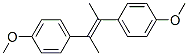 4,4'-Dimethoxy-α,β-dimethylstilbene 结构式