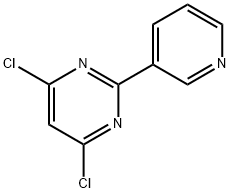 4,6-二氯-2-(吡啶-3-基)嘧啶 结构式