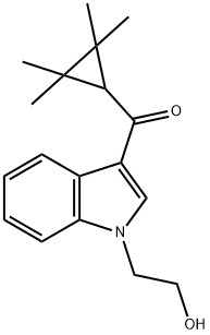 [1-(2-羟基乙基)-1H-吲哚-3-基](2,2,3,3-四甲基环丙基)甲酮 结构式