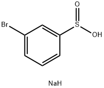 3-溴苯亚磺酸钠 结构式