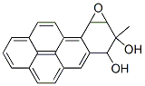 7,8-dihydroxy-9,10-epoxy-8-methyl-7,8,9,10-tetrahydrobenzo(a)pyrene 结构式