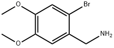 2-BROMO-4,5-DIMETHOXYBENZYLAMINE 结构式