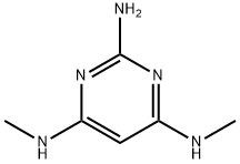 N4,N6-dimethyl-pyrimidine-2,4,6-triamine 结构式