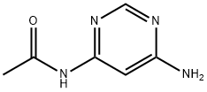 N-(6-氨基嘧啶-4-基)乙酰胺 结构式