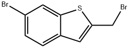 6-Bromo-2-(bromomethyl)benzo[b]thiophene 结构式