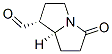 1H-Pyrrolizine-1-carboxaldehyde, hexahydro-5-oxo-, cis- (9CI) 结构式