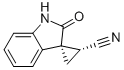 (1S,2R)-2'-OXOSPIRO[CYCLOPROPANE-1,3'-INDOLINE]-2-CARBONITRILE 结构式