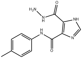 5-HYDRAZINOCARBONYL-1 H-IMIDAZOLE-4-CARBOXYLIC ACID P-TOLYLAMIDE 结构式