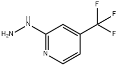 2-HYDRAZINO-4-(TRIFLUOROMETHYL)PYRIDINE 结构式