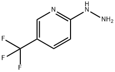 2-肼基-5-三氟甲基砒啶 结构式