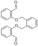 1,2-Phenylenebis(methylenoxy-2-benzaldehyde) 结构式