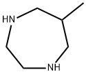 6-甲基-1,4-二氮杂环庚烷 结构式