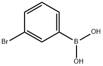3-溴苯硼酸 结构式