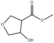 甲基4-羟基四氢呋喃-3-羧酸盐 结构式