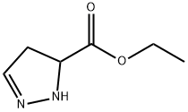 4,5-二氢吡唑-5-羧酸乙酯 结构式