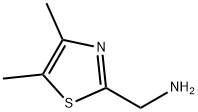 (4,5-二甲基噻唑-2-基)甲胺 结构式