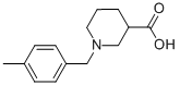1-(4-methylbenzyl)piperidine-3-carboxylic acid 结构式
