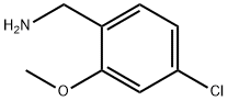 5-氯-2-甲氧基苄胺 结构式