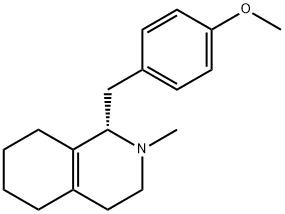 (R)-1-(4-METHOXY-BENZYL)-2-METHYL-1,2,3,4,5,6,7,8-OCTAHYDRO-ISOQUINOLINE 结构式