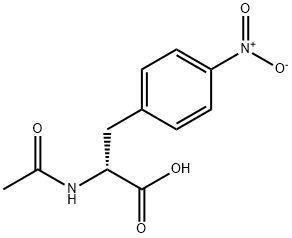 (R)-2-乙酰胺基-4-硝基苯丙氨酸 结构式