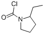 1-Pyrrolidinecarbonyl chloride, 2-ethyl- (9CI) 结构式