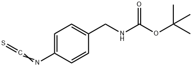 4-(BOC-AMINOMETHYL)PHENYL ISOTHIOCYANATE 结构式
