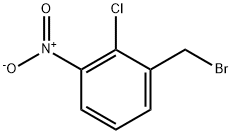 1-(溴甲基)-2-氯-3-硝基苯 结构式