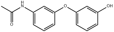 N-[3-(3-HYDROXY-PHENOXY)-PHENYL]-ACETAMIDE 结构式