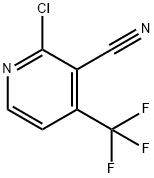 2-氯-4-三氟甲基吡啶-3-甲腈 结构式