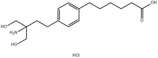FTY720 HEXANOIC ACID HYDROCHLORIDE 结构式