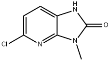 3-甲基-5-氯-1H-咪唑并[4,5-B]吡啶-2(3H)-酮 结构式