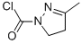 1H-Pyrazole-1-carbonyl chloride, 4,5-dihydro-3-methyl- (9CI) 结构式
