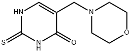 5-(吗啉甲基)-2-硫羰基-2,3-二氢-4(1H)-嘧啶酮 结构式