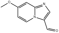 7-甲氧基咪唑并[1,2-A]吡啶-3-甲醛 结构式